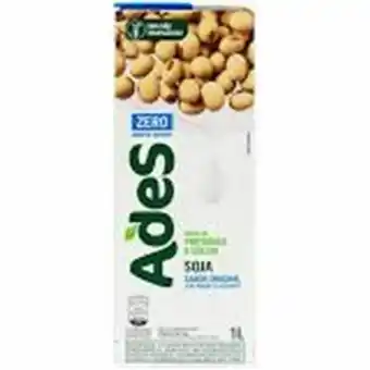 Bebida a base de soja ades original sem adição de açúcar 1l