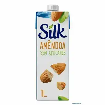 Bebida vegetal silk amêndoa sem açúcar 1l