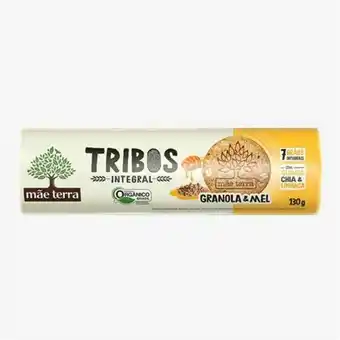 Supermercado Taquaral Biscoito orgânico mãe terra tribos granola e mel 130g oferta