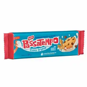 Supermercado Taquaral Biscoito cookie passatempo gotas de chocolate 60g oferta