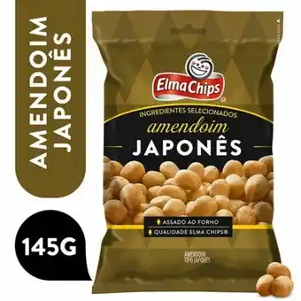 Amendoim elma chips japonês 145g