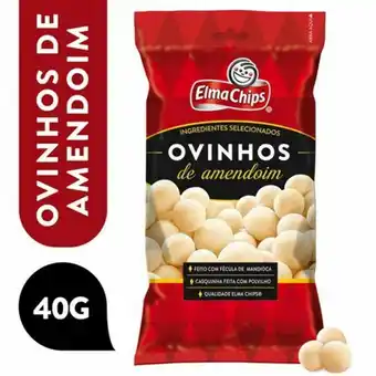 Amendoim elma chips ovinhos 40g
