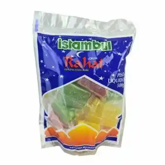 Bala goma árabe rahat istambul pacote 500g