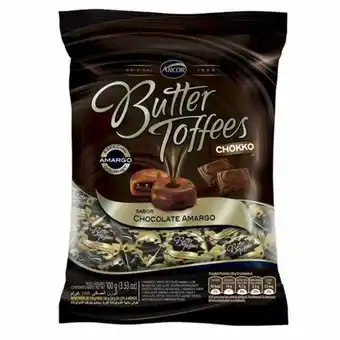 Bala butter toffees chocolate amargo 100g