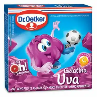 Gelatina oetker uva 20g