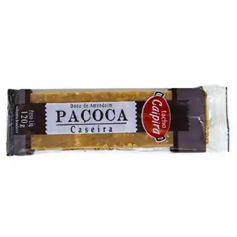 Supermercado Taquaral Paçoca caseira tacho caipira embalagem 120g oferta