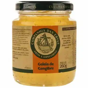 Supermercado Taquaral Geléia de gengibre companhia das ervas vidro 260g oferta