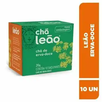 Supermercado Taquaral Chá leão erva doce sachê 10un oferta