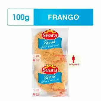 Supermercado Taquaral Steak de frango seara tradicional 100g oferta