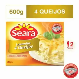 Supermercado Taquaral Lasanha 4 queijos seara 600g oferta