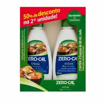 Adoçante líquido zero cal stévia 80ml 2un