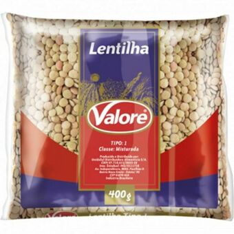 Supermercados Andreazza Lentilha valoré tp1 400g oferta