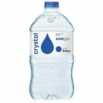 Supermercados Andreazza Água mineral sem gás crystal 5l oferta