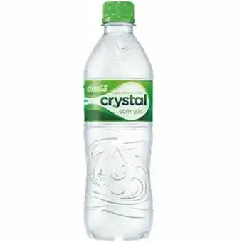 Supermercados Andreazza Água mineral com gás crystal 500ml oferta