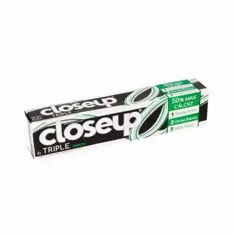 Creme dental close up triple menta embalagem 90g