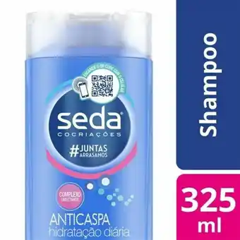 Supermercados Andreazza Shampoo seda anticaspa hidratação diária 325ml oferta