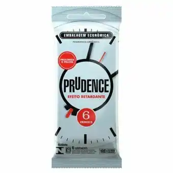 Preservativo prudence efeito retardante embalagem 6 unidades