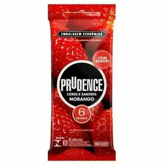 Supermercados Andreazza Preservativo prudence morango 6 unidades oferta