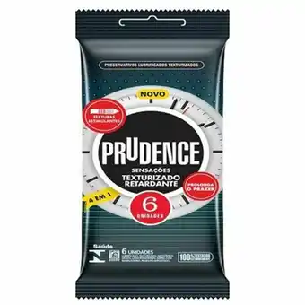 Supermercados Andreazza Preservativo prudence texturiz retardante 6 unidades oferta