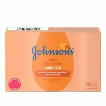 Sabonete johnsons baby mel e glicerina 80g