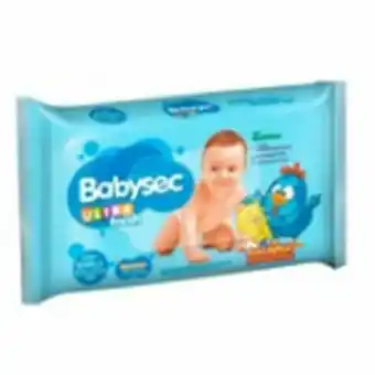 Lenço umedecido babysec pacote 46 unidades