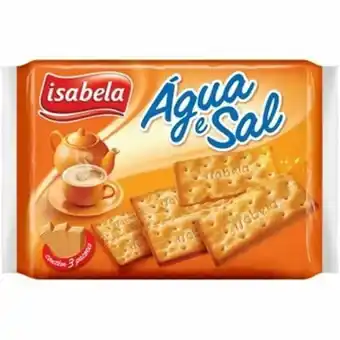 Supermercados Andreazza Biscoito água e sal isabela embalagem 400g oferta