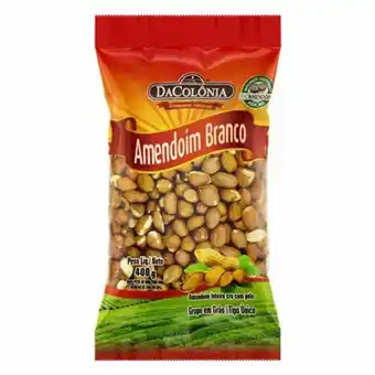 Amendoim branco dacolônia 400g