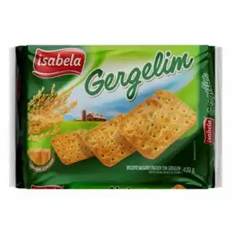 Supermercados Andreazza Biscoito gergelim isabela - embalagem 400g oferta