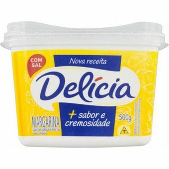 Margarina delícia com sal 500g