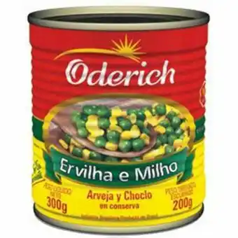 Ervilha e milho oderich lata 200g