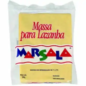 Massa para lasanha marsala embalagem 500g