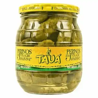 Pepino em conserva tauá embalagem 300g