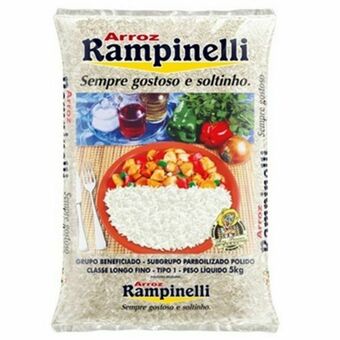 Arroz parboilizado rampinelli embalagem 5kg