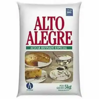 Açúcar refinado alto alegre pacote 5kg