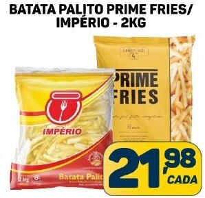 Dom Atacadista BATATA PALITO PRIME FRIES/ IMPÉRIO - 2KG oferta