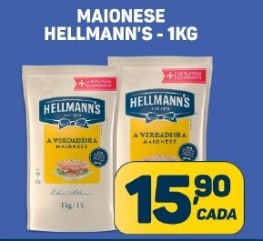Dom Atacadista MAIONESE HELLMANN'S - 1KG oferta