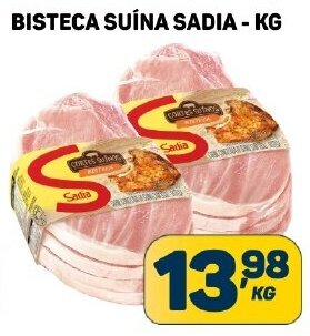 Dom Atacadista BISTECA SUÍNA SADIA - KG oferta