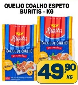 Dom Atacadista QUEIJO COALHO ESPETO BURITIS - KG oferta