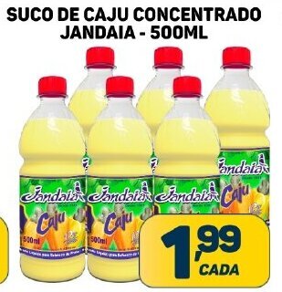Dom Atacadista SUCO DE CAJU CONCENTRADO JANDAIA- 500ML oferta