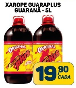 Dom Atacadista XAROPE GUARAPLUS GUARANÁ -5L oferta