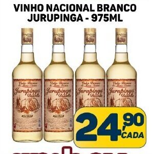 Dom Atacadista VINHO NACIONAL BRANCO JURUPINGA - 975ML oferta