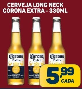 Dom Atacadista CERVEJA LONG NECK CORONA EXTRA-330ML oferta