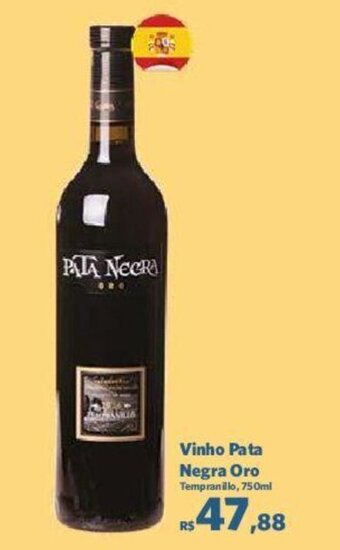 Sam's Club Vinho Pata Negra Oro Tempranillo, 750ml oferta