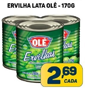 ERVILHA LATA OLÉ - 170G