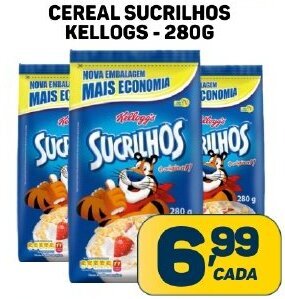 Dom Atacadista CEREAL SUCRILHOS KELLOGS - 280G oferta