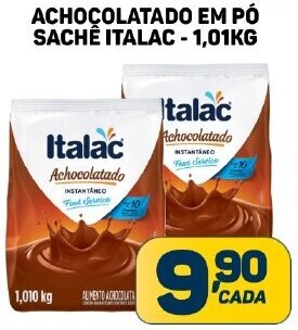 Dom Atacadista ACHOCOLATADO EM PÓ SACHÊ ITALAC - 1,01KG oferta