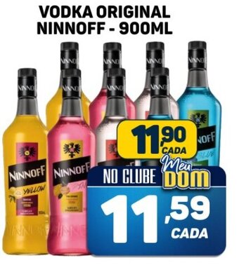 Dom Atacadista VODKA ORIGINAL NINNOFF-900ML oferta