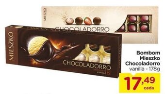 Carrefour Bombom Mieszko Chocoladorro vanilla - 178g oferta