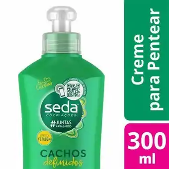 Tome Leve Creme para pentear seda cachos definidos 300ml oferta