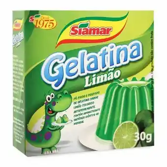 Gelatina siamar limão 30g